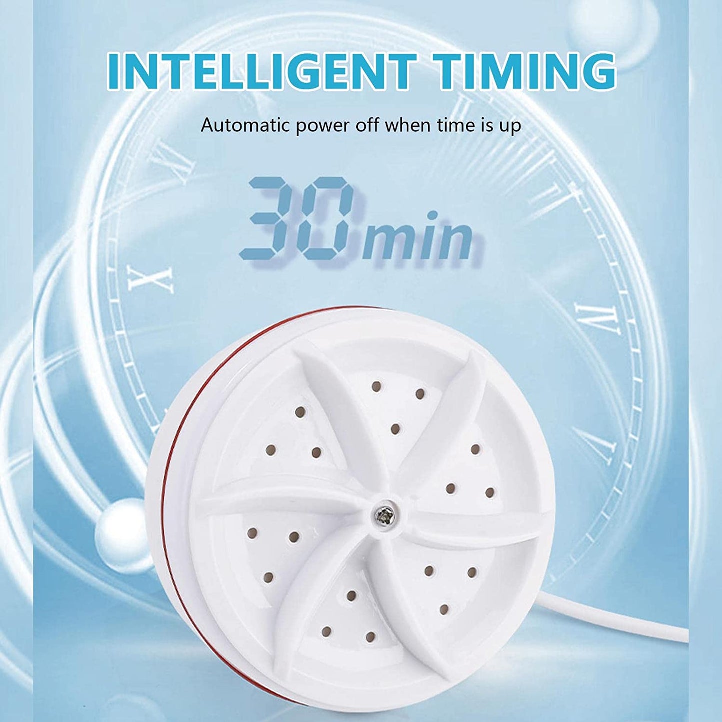 Mini Portable Ultrasonic Washing Machine