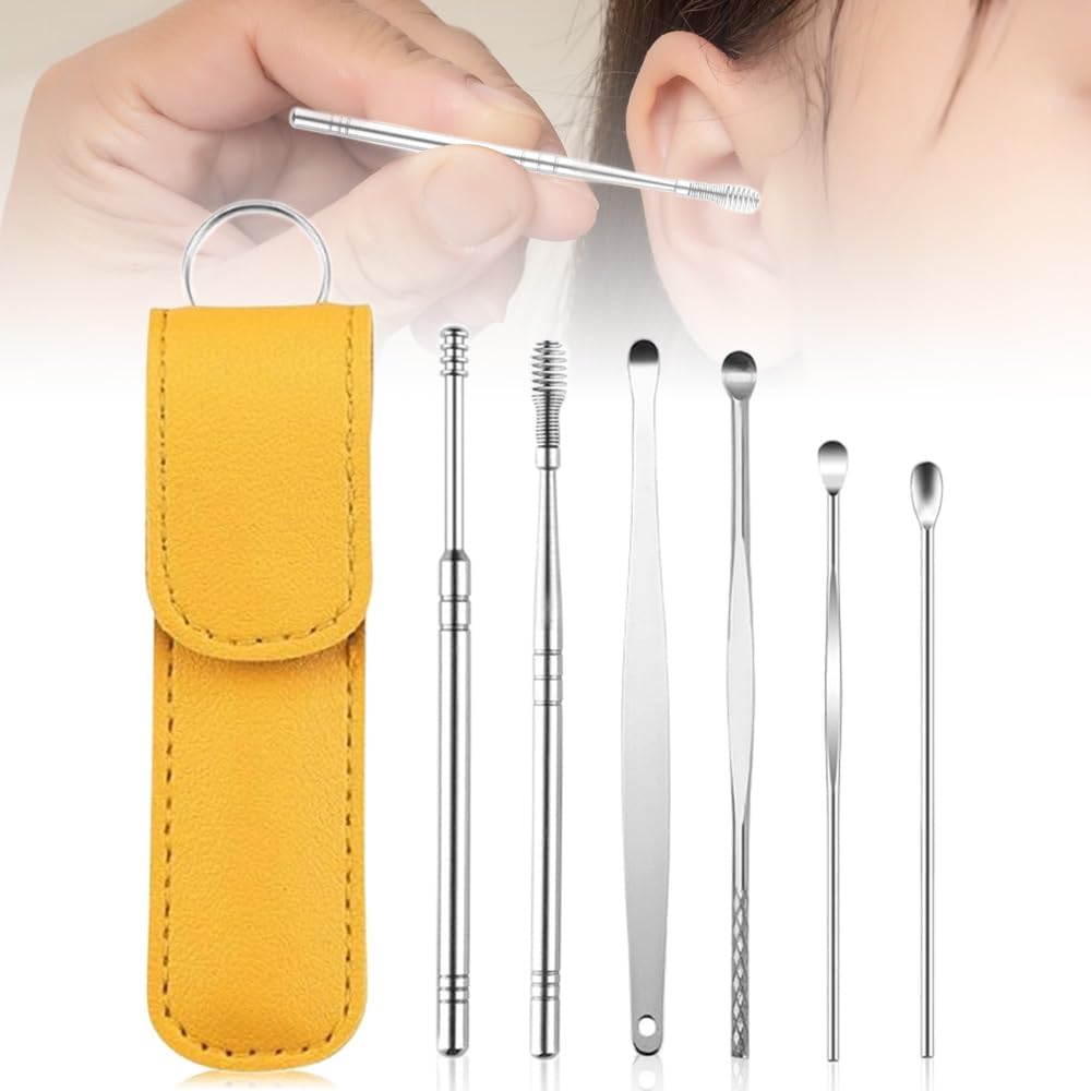 Professional Ear Cleaning Kit with PU Leather Case