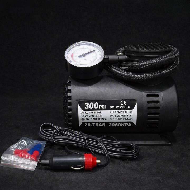 300 PSI 12V Portable Car Tyre Inflator Air Compressor