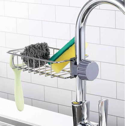 Stainless Steel Sink Sponge & Soap Holder